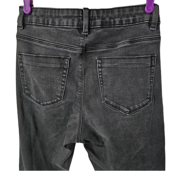 Asos Denim High Waist Distressed Skinny Jeans - Picture 6 of 9